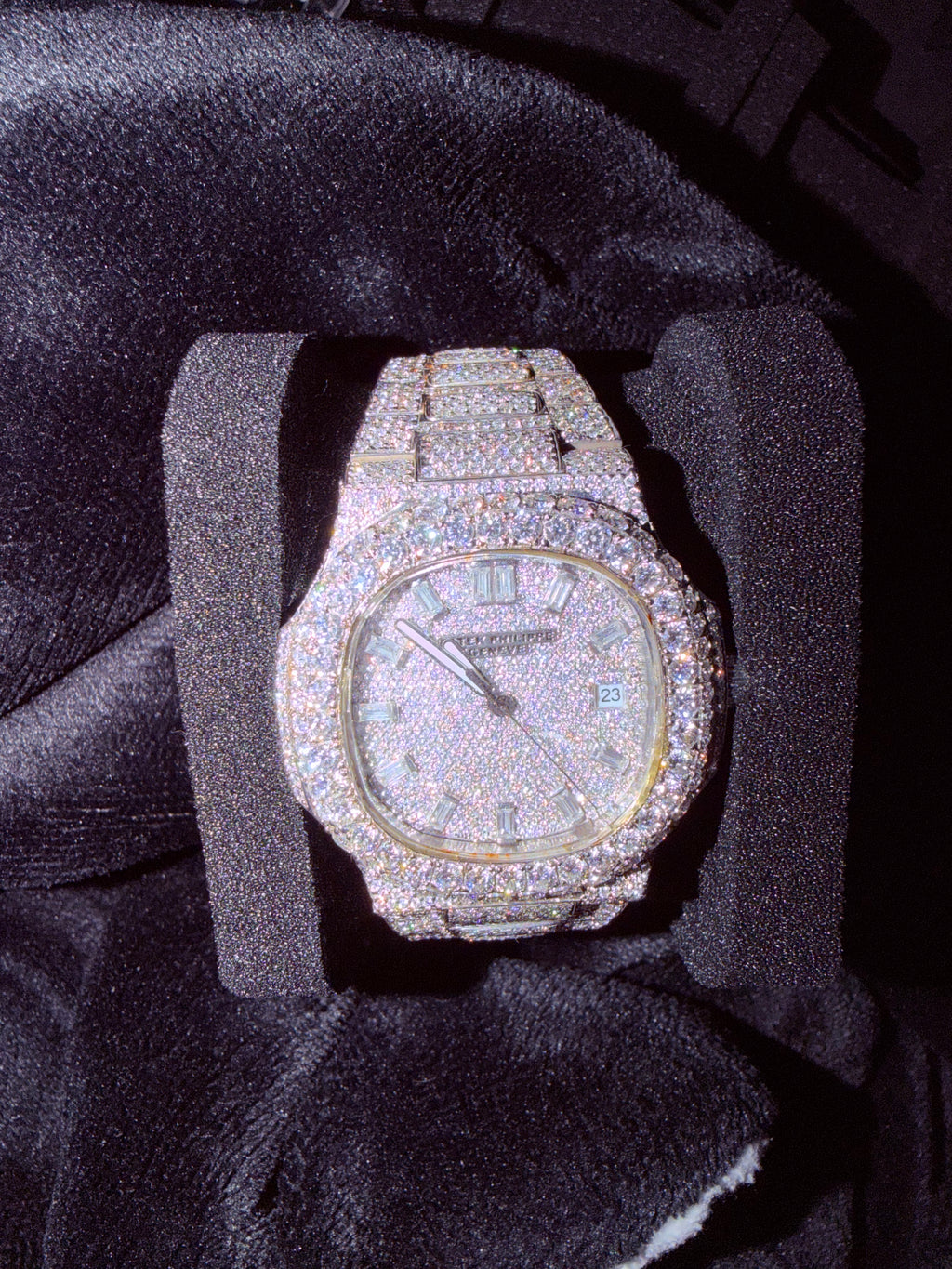 PATEK PHILLIPE FULL VVS MOISSNITE💎