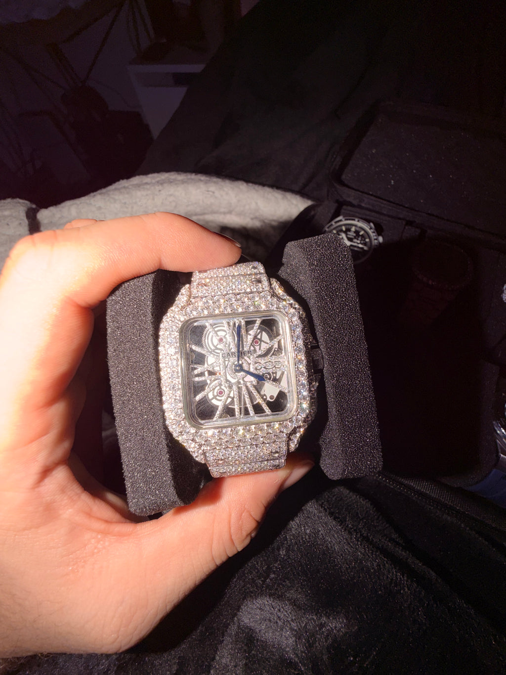 CARTIER SKELETON VVS MOISSNITE💎 FULL CALIDAD TRIPLE A