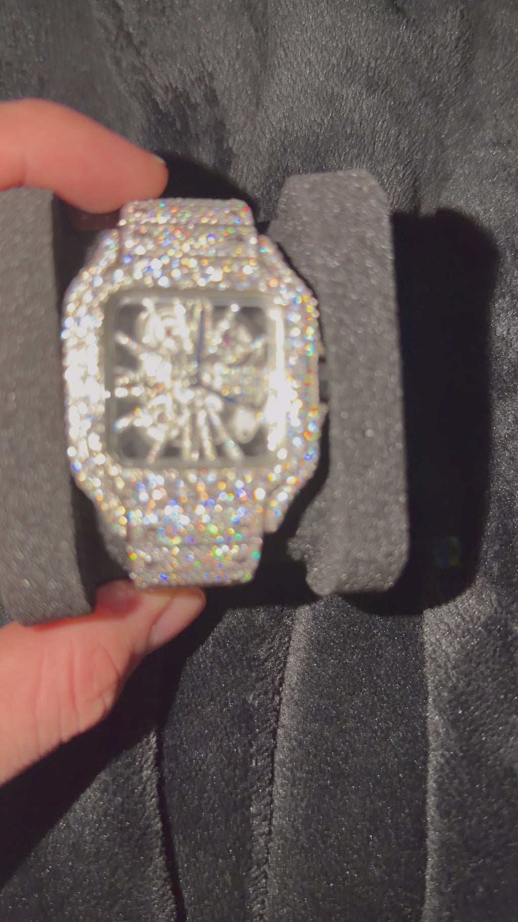 CARTIER SKELETON VVS MOISSNITE💎 FULL CALIDAD TRIPLE A